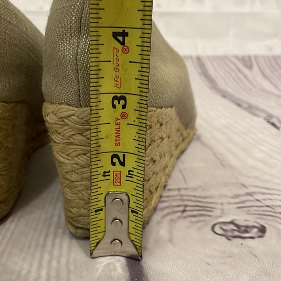 Lauren By Ralph Lauren Cecilia Pee-Toe Wedge Sandals Size 7.5 - Picture 12 of 12